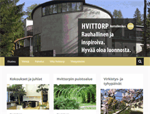 Tablet Screenshot of hvittorp.fi